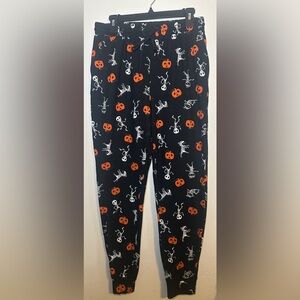 NEW - ShoSho Halloween Skeleton and Pumpkin Adult Jogger Pants